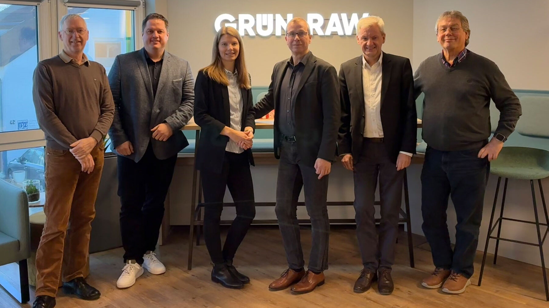 Prokuristen der GRÜN raw – bisherige und neue Geschäftsleitung gemeinsam