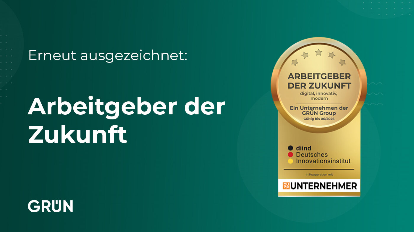GRÜN raw erneut als Arbeitgeber der Zukunft ausgezeichnet