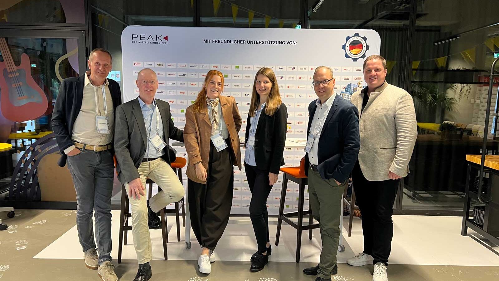 Team von GRÜN raw und RSB auf der PEAK 2026 in Berlin