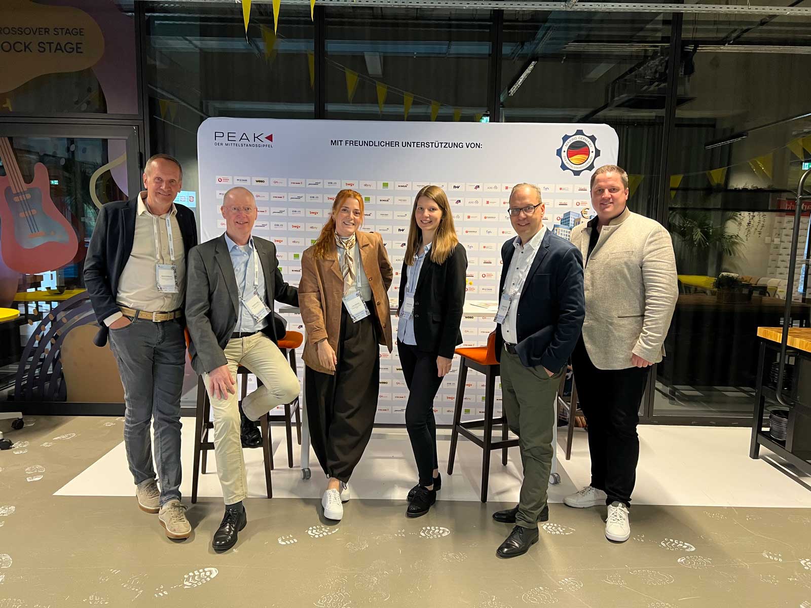 Team von GRÜN raw und RSB auf der PEAK 2026 in Berlin