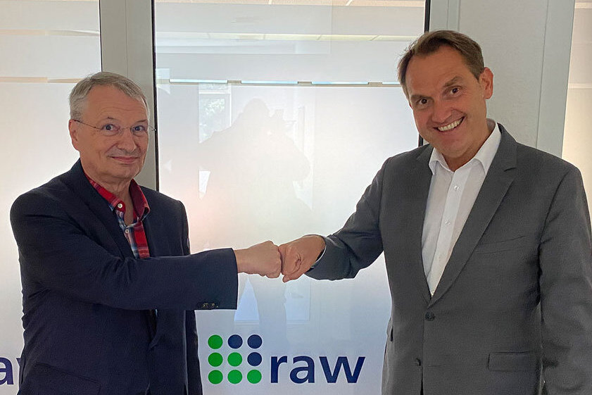 Leiten den Generationenwechsel bei raw Rechen-Anlage West ein: Alexander Kutsch (links) und Dr. Oliver Grün.