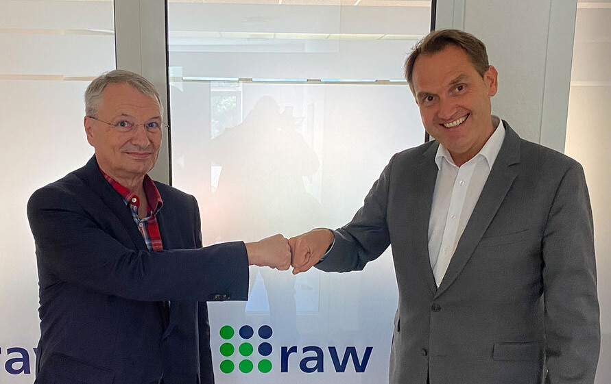 Leiten den Generationenwechsel bei raw Rechen-Anlage West ein: Alexander Kutsch (links) und Dr. Oliver Grün.