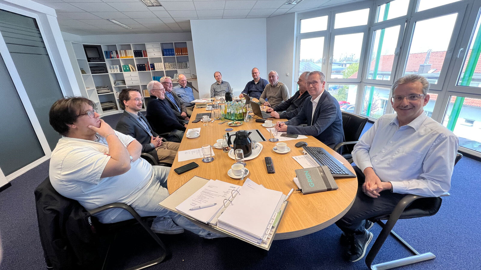 Programmbeirat GRÜN raw 100 Treffen Norbert Pohlen Besprechung Konferenzraum